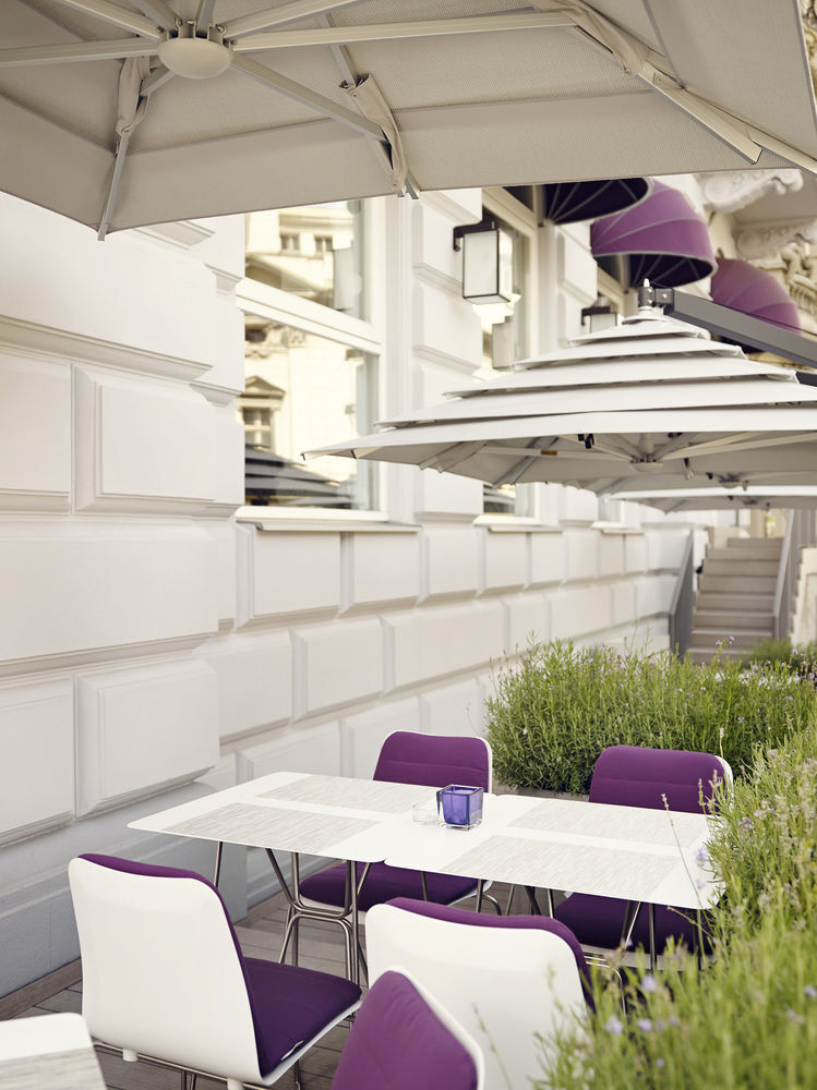 Hotel Sans Souci Wien Exterior foto The hotel's terrace